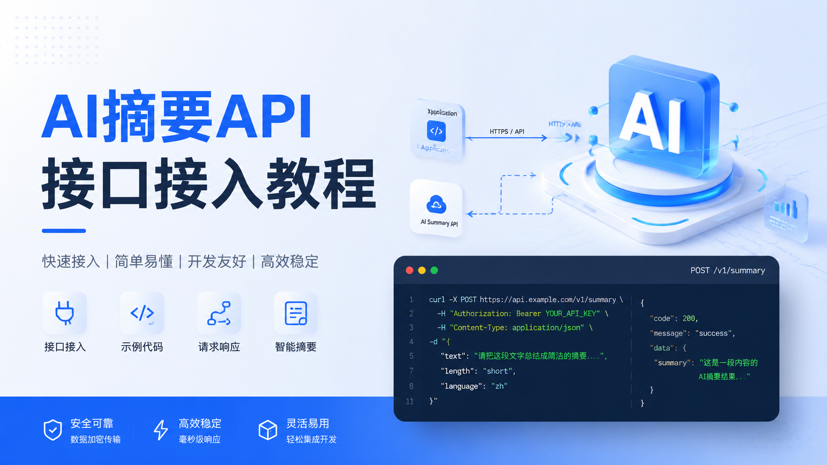 AI摘要API接口接入实战教程,避坑指南攻略(附代码)-安知木