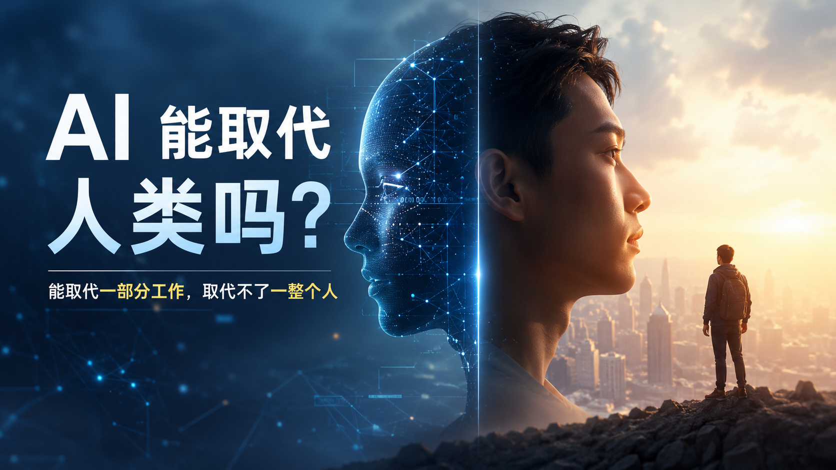 AI 能取代人类吗？能取代一部分工作，取代不了一整个人-安知木