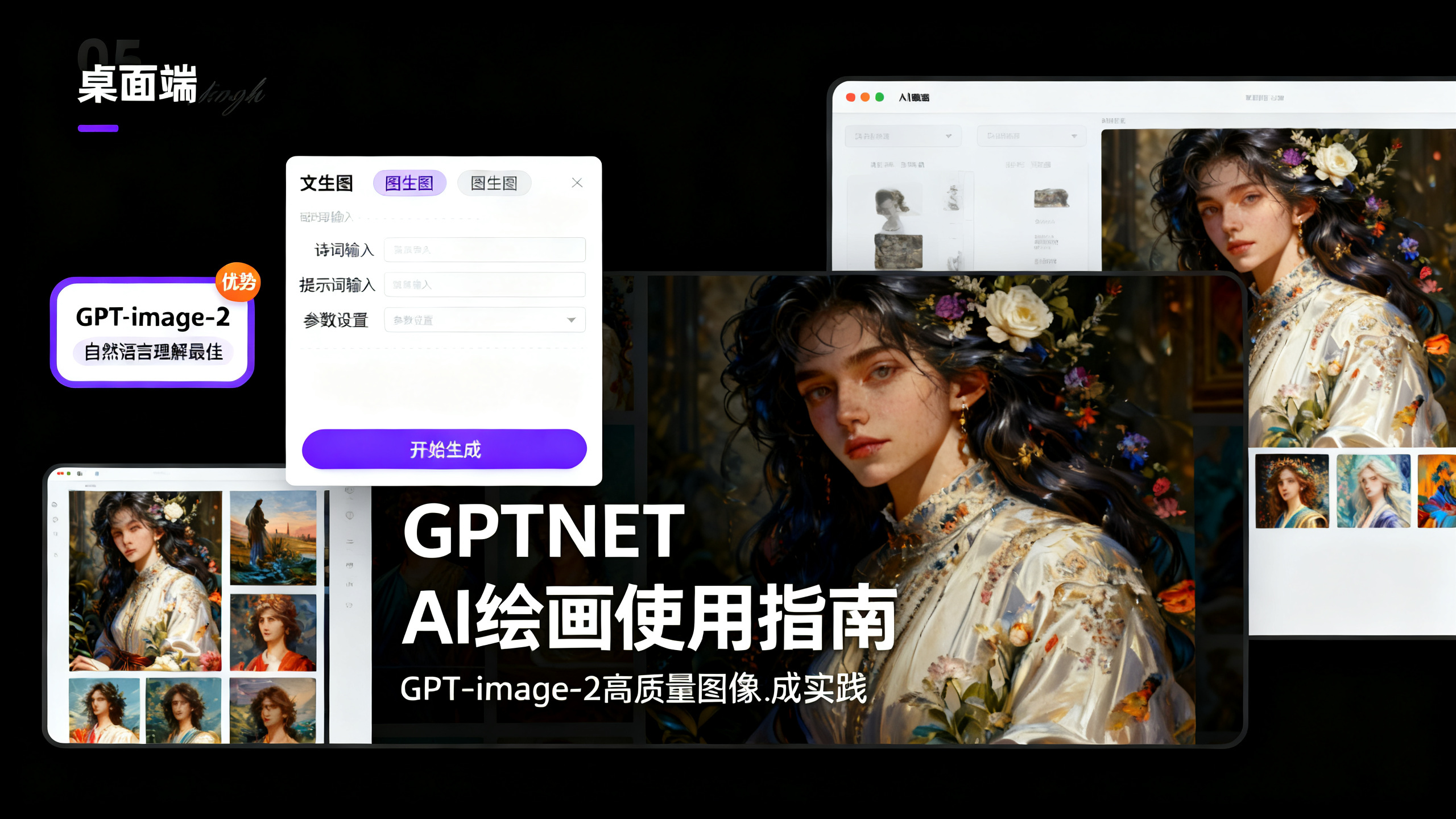 GPTNET AI绘画使用文档-安知木