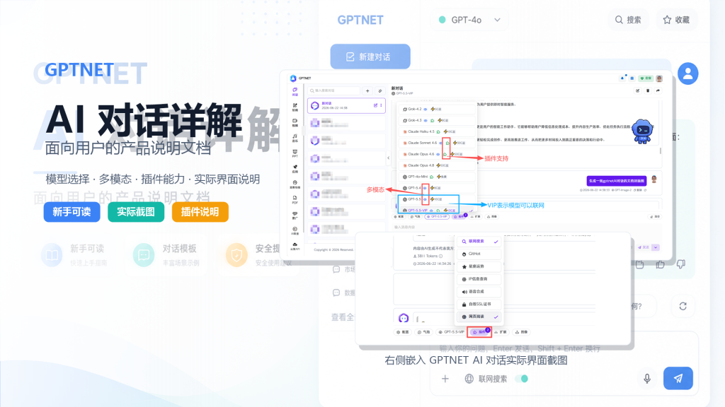 GPTNET AI 对话文档详解-安知木